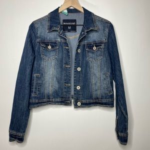 Maurices Cropped Jean Jacket NWT Size M